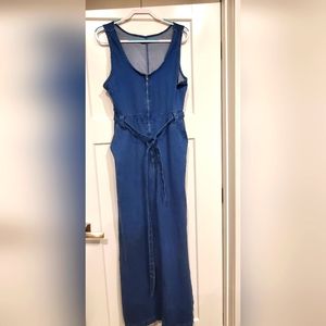 Fashion Nova stretch denim jumpsuit size 2x